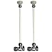 SharkBite Faucet Connection Kit with Angle Stops, Push to Connect Brass Plumbing Fittings, PEX Pipe, Copper, CPVC, PE-RT, 25087