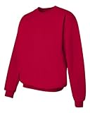 Hanes Adult Ultimate Cotton® Crew Neck - Deep Red - L