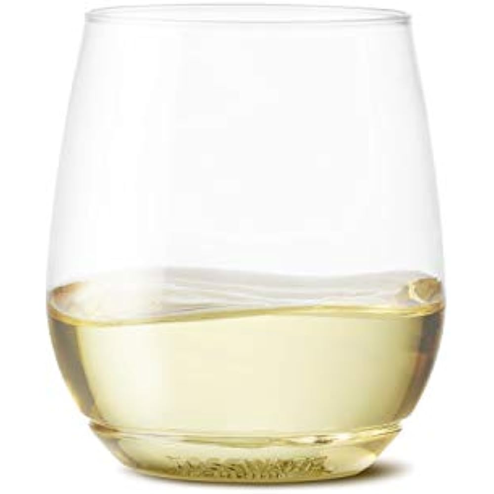 14oz Vino Recyclable Wine Plastic Cup SET OF 48 Stemless