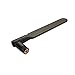 TECHTOO 3G 4G Dipole Antenna Wide Band 5dbi 700-2600Mhz Omni Directional GSM WiFi Antenna with RP-SMA Connector for CEP Router Access Point Wireless Rang Extender (Black 1-Pack)