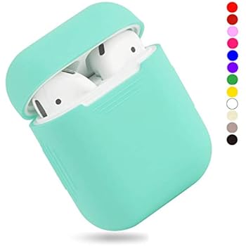 EYEKOP AirPods Case, Premium Ultra-Thin Soft Skin Cover Compatible with Apple AirPods 2 & 1 - Mint Green