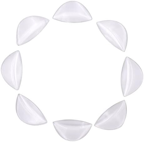 Aokayy Transparent Silicone Gel Insole Adhesive Arch Support Insole for Flat Feet 4 Pairs