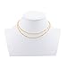 Boosic Cross & Stone Tassel Minimal Halo Bar Lace Chain Choker Necklace for Women