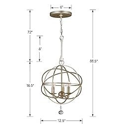 Crystorama 9225-OS Transitional Three Light Mini