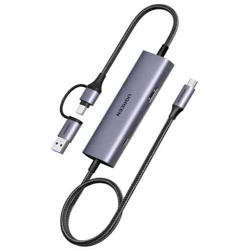 UGREEN Capture Card und PD 100W Laden, 4K30Hz Loop-Out 2K30Hz Aufnahme Video Capture Card, USB 3.0 hdmi Videoaufnahme-Karte für Switch/Steam Deck/ipad