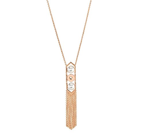 Ginger Snaps PETITE Rose (Simulated) Gold Cache Tassel Necklace GP95-19