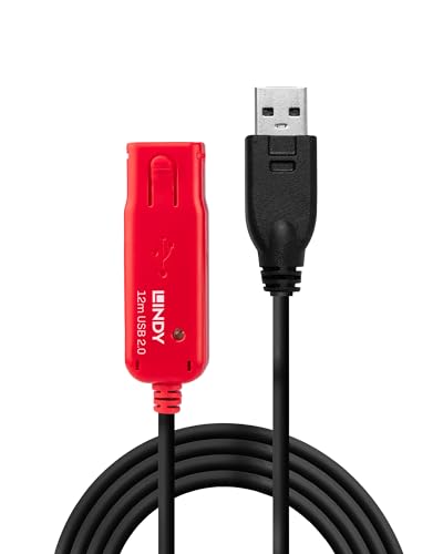 LINDY Cable USB 42782 12 m Negro