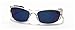 VertX Men's Polarized Sunglasses Sport Running Outdoor w/Free Microfiber Pouch – Clear Frame – Blue Lens