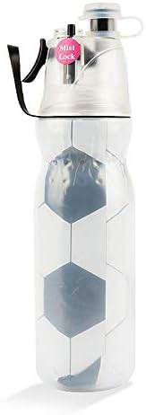 laize Spray Mist Squeeze Bottle, Unique Antibacterial Lids Design Mist Water Bottle Unique Mist Lock Design,Insulated Drinking & Misting Sport Water Bottle Mist Sprayer, Outdoor Hydration 590ml