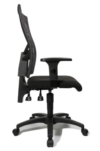 Topstar-NX40PGC9-Young-Line-Urban-10-Sedia-di-Design-Girevole-con-Schienale-Quadrato-in-Rete-Teschio-Nero-Bianco