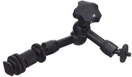 GkGk Articulating Friction Magic Arm & Large Adjustable Super Rod Clamp Pliers Clip (7 Inch Arm)