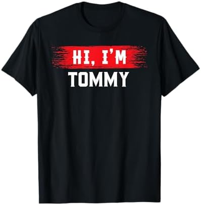 Amazon.com: Hi I'm Tom T-Shirt Name Funny Tom T-Shirt : Clothing