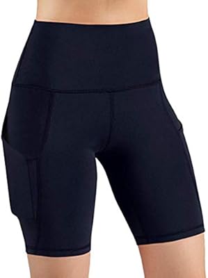 MINXINWY Mallas Cortas Mujer, Leggins de Mujer Fitness Deportes ...