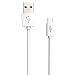 MICRO USB CABLE PREMIUM POWERJIVE [5 Pack] Assorted Lengths [6ft, 3ft, 1ft] Micro USB to USB Cable. High Speed USB 2.0 - Thin Connector - Extra Thick Cable for Android, Samsung, HTC, Nokia, Motorola and more (White)