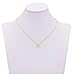 Zealmer Good Luck Small Elephant Necklace Charm Leave Horseshoe Infinite Unicorn Pendant Necklace Gold