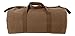 Rothco Canvas Shoulder Duffle Bag Duffel Gym Bag for Men Women Sports Duffel Bag, Earth Brown, 24 Inches
