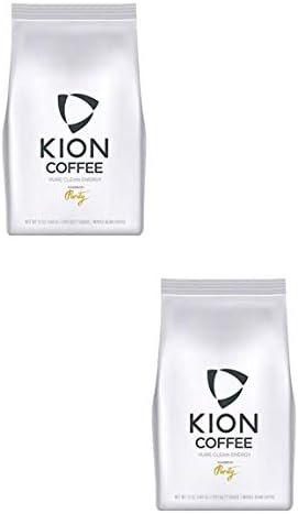 Kion Organic Whole Bean Coffee | Designed for Taste, Purity, Highest Antioxidants, and Health | Medium Roast, 12-Ounce Bag (2 Pack)