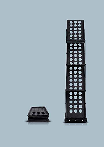 Do4U Foldable Pop-up Folding Display 4 Pockets Magazine Literature Brochure Catalog Holder Rack Stand with Portable Oxford Case for Office and Tradeshow Display (Black, 4,Pocket) - Thumbnail 2