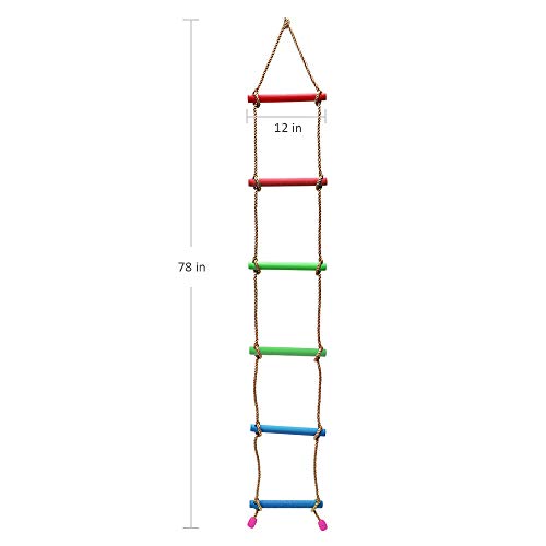 Ninja Climbing Attachments for Ninja Obstacle Course Kids Backyard