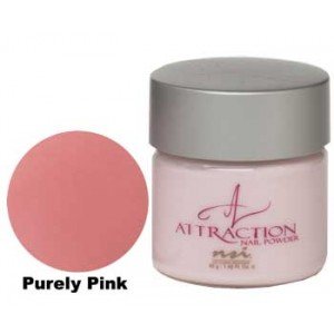 NSI Attraction Nail Powder - Purely Pink - 1.42oz / 40g