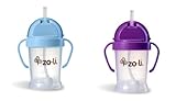 ZoLi BOT 2 Pack Sippy Cup (Blue, Purple)