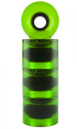 PENNY SKATEBOARD TRANSPARENT GREEN 59MM WHEELS
