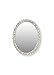 iDecoz Phone Mirror. Peel & Stick on All Phones or Cases. The Replacement for The Compact Mirror. It's The Best Way to Check Yourself Out Quickly, Anywhere & at Anytime. (Oval w/Crystals)