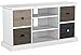 Ameriwood Home Mercer Console with Multicolored Door Fronts for TVs, 50