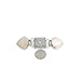 Clothes Clip – Cinch Together Your Dress, Sweater, Cardigan or Other Clothing - Handmade Square Design - 4.25