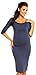 Zeta Ville Maternity - Women's Pregnancy Bodycon Jersey Dress ¾ Sleeves - 939c
