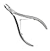 Rui Smiths Professional Cuticle Nippers | Precision Surgical-Grade Stainless Steel Cuticle Trimmer, French Handle, Double Spring, 4mm Jaw (Quarter Jaw)