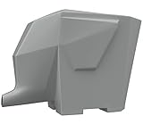 NewCool Elephant Cutlery Drainer Storage Box, Grey