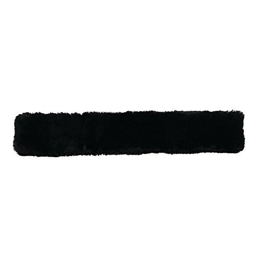 Caldene Sheepskin Girth Sleeve (Large) (Black)
