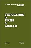 L'explication de textes en anglais by 