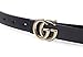 G-Style Gold Buckle Women Slim Belt ~ 2.5cm Belt Width (105cm (Waist 31