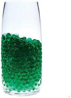 Crystal Soil Water Beads Dark Green - 4 Ounce. Makes 4 Gallons - Water Storing Gel Ball