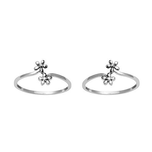silver toe rings designs india