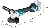 Makita DGA463Z 18V LXT Brushless 115mm Angle Grinder Tool Only view 2