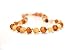 The Art of Cure Original Certified Premium Raw Amber Teething Necklace - Lab Tested (Brown/Lemon) Color) - 12.5 inches