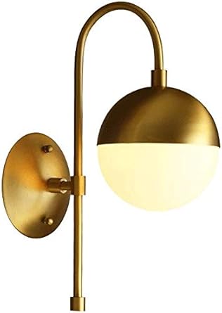brushed gold wall lights