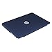 MOSISO Plastic Hard Shell Case & Keyboard Cover & Screen Protector Only Compatible with MacBook Pro Retina 15 inch (Model: A1398, Older Version Release 2015 - end 2012), Navy Blue