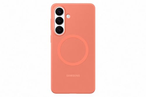 Samsung Galaxy S26+ Silicone Magnet Case, Coral Red