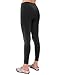 Danskin Women's Classic Supplex Body Fit Ankle Legging, Black, X-Large
