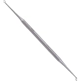 Blackhead Remover Comedone Extractor Tool - Dual Loop Whitehead Blemish Acne Removal - Skin, Facial, Pimple, German Stainless Steel - By The Unique Edge