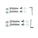 F-ber Suitcase Luggage Wheels Replacement Kit OD40/45/50/54/60/64mm Wheels ABEC 608zz Skate Inline Outdoor Skate Replacement Wheels Multiple Sizes, Set of (2) Wheels