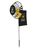 In the Breeze U.S. Army Logo Dual Spinner Wheels with Flag