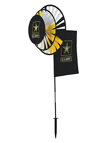 In the Breeze U.S. Army Logo Dual Spinner Wheels with Flag