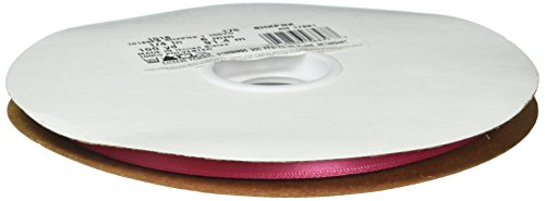 Offray Berwick 2.5" Single Face Satin Ribbon, Shocking Pink, 10 Yds