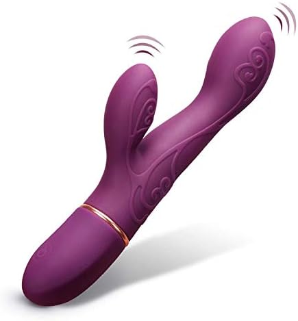 Excited spot Rabbit Knead Toys Happy Toys for Woman Wireless 10 Speeds AV Magic Wand USB Charged Silicone exciting Toy,Grape Purple T-Shirt