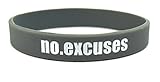 Fitness & Bodybuilding Sportwristband No.excuses Training Workout Sports Gym CrossFit Equipment Accessories Silicone Rubber Band Wristband Bracelet Unisex New